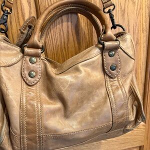 Frye Melissa Cognac Satchel